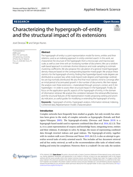 Characterizing the Hypergraph-Of-Entity and the Structural Impact of Its Extensions