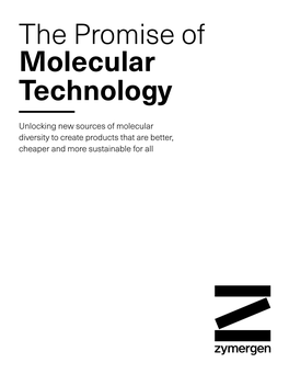 Molecular Technology the Promise Of