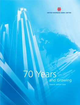 And Growing ANNUAL REPORT 2004