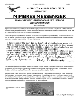 Mimbres Messenger Page 1