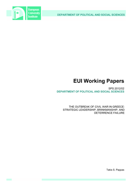 EUI Working Papers