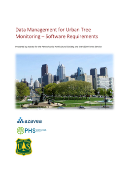 Data Management for Urban Tree Monitoring – Software Requirements