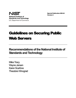 NIST SP 800-44 Version 2