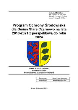 Program Ochrony Środowiska Dla Gminy Stare Czarnowo Na Lata 2018-2021 Z Perspektywą Do Roku 2024