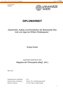 Diplomarbeit