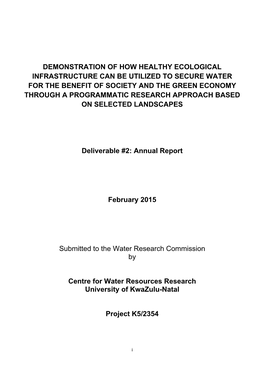 Demonstration of How Healthy Ecological