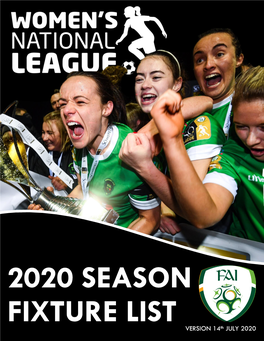 Download the 2020 Wnl Fixture List Here