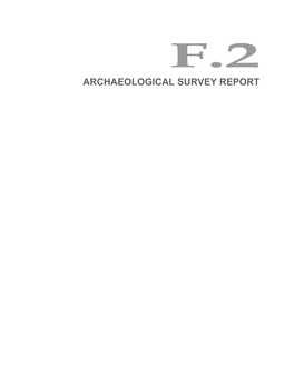 Archaeological Survey Report