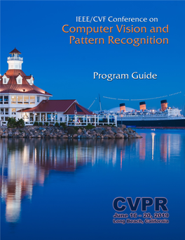 CVPR 2019 Outstanding Reviewers We Are Pleased to Recognize the Following Researchers As “CVPR 2019 Outstanding Reviewers”