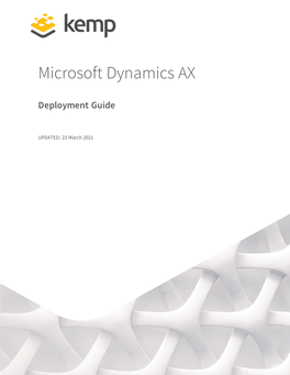 Microsoft Dynamics AX