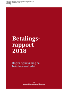 Betalings- Rapport 2018