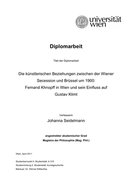 Diplomarbeit