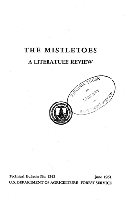 The Mistletoes a Literature Review