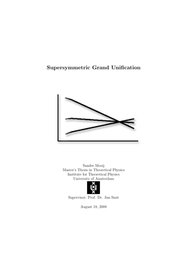 Supersymmetric Grand Unification