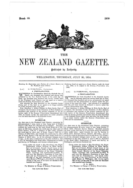 New Zealand Gazette