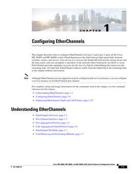 Chapter 1, “Configuring Etherchannels.”