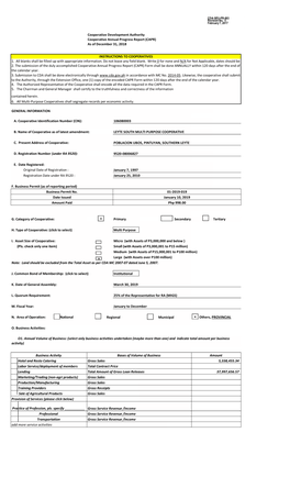 A. Cooperative Identification Number (CIN): 106080003