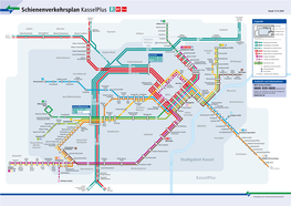 Schienenverkehrsplan Kasselplus Stand: 11.12.2016