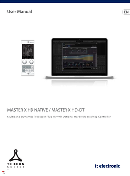 Tc Electronic Master X HD Native / Master X HD-DT