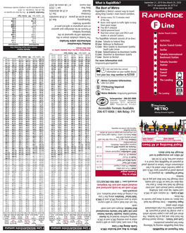 F Line: Burien to Renton Boulevard Station