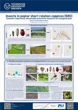 Economic Importance and Possible Preventive Measures on Ecological Base Richard Georgi & Michael Müller - Professorship in Forest Protection - 1