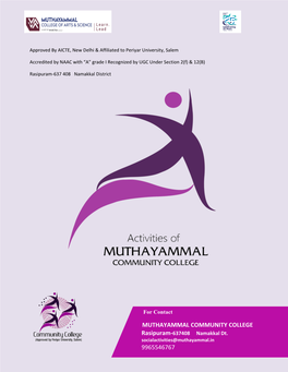 Muthayammal Community College 9965546767