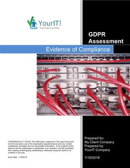 GDPR Assessment Evidence of Compliance