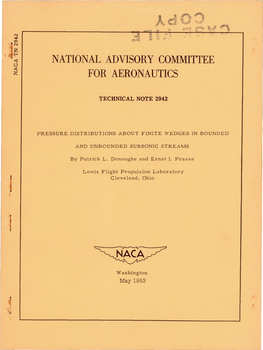 National Advisory Committee for Aeronautics