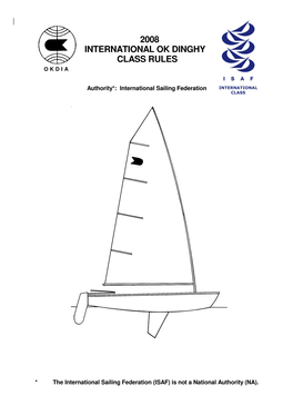 2008 International Ok Dinghy Class Rules