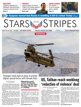 US, Taliban Reach Weeklong