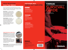 Timpani Survival Guide