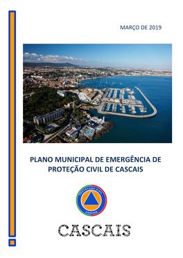 Plano Municipal De Emergência De Proteção Civil De Cascais