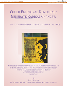 Could Electoral Democracy Generate Radical Change?