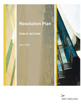 Resolution Plan