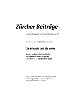 Zürcher Beiträge