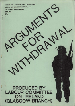 Arguments for Withdrawal