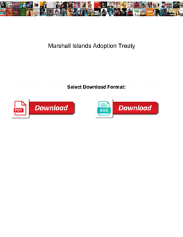 Marshall Islands Adoption Treaty