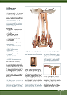 MOSES W Eihnachtspyramide CHRISTMAS PYRAMID