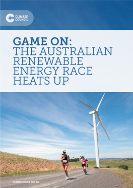 The Australian Renewable Energy Race Heats Up