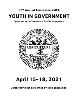 Tennessee Ymca Youth in Government Delegate Roster