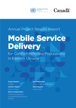 Mobile Service Delivery for Conflict-Affected Populations in Eastern Ukraine