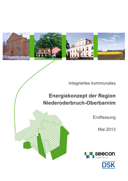 Energiekonzept Der Region Niederoderbruch-Oberbarnim
