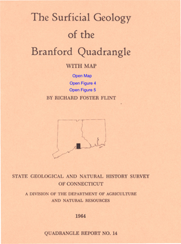 The Surficial Geology of the Branford Quadrangle With