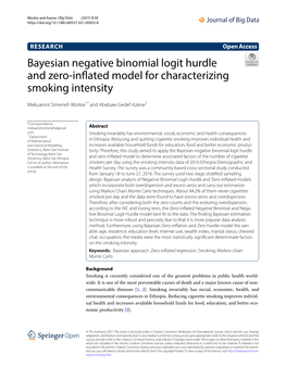 Bayesian Negative Binomial Logit Hurdle and Zero-Inflated Model For