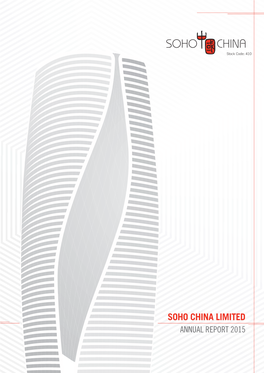 SOHO China Limited / Annual Report 2015