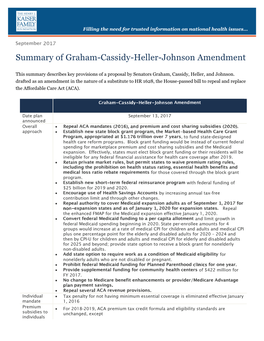 Summary of the Graham-Cassidy-Heller-Johnson Amendment 2