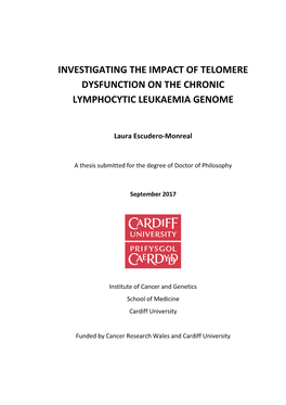 Investigating the Impact of Telomere Dysfunction on the Chronic Lymphocytic Leukaemia Genome
