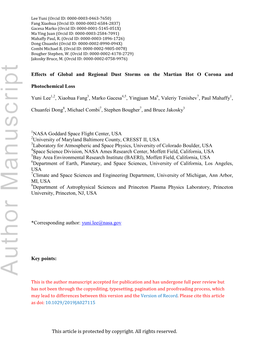 Effects of Global and Regional Dust Storms on the Martian Hot O Corona And