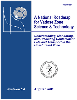 A National Roadmap for Vadose Zone Science & Technology