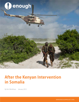 After the Kenyan Intervention in Somalia